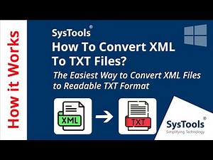 Convert XML to TXT Easily | How to Convert XML File to TXT | Batch XML to TXT Converter