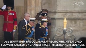 Queen Elizabeth's Coffin Topped with Note from King Charles
