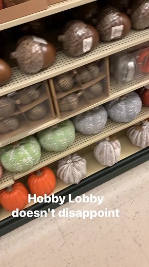 5.7K views · 108 reactions | Hobby Lobby has pumpkins for everyone's Fall Decor. | Bee Inspired with Carol | Facebook