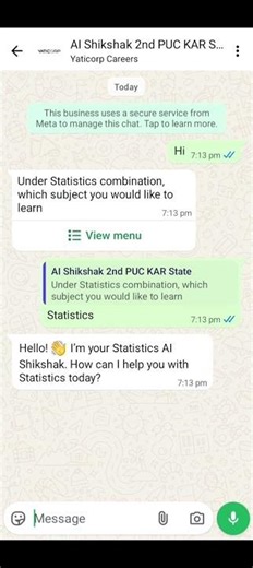 2nd PUC – Statistics Real-Life Application Demo using AI Shikshak