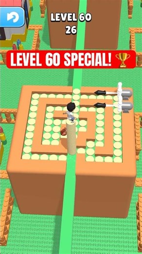 LEVEL 60 REACHED! 🏆 #StackyDash #shorts