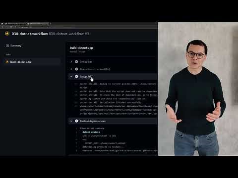 Create Github Actions workflow for .NET