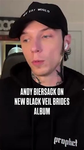 Andy Biersack tells us what to expect from the new Black Veil Brides album 👀 Watch our full 7 Of 30 interview with Andy on the Rock Sound YouTube channel, 🔗 in bio. #andybiersack #blackveilbrides | Rock Sound