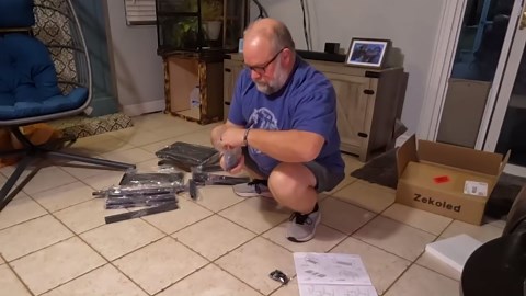 20-29 Gallon Fish Tank Stand, Aquarium Stand with 2-Tier Storage Shelves, 31.5”L x 15.7“W, 6-Leg Metal Frame for Reptile Breeder Turtle Terrarium Stand, 400Lbs+, Suitable for Home Office