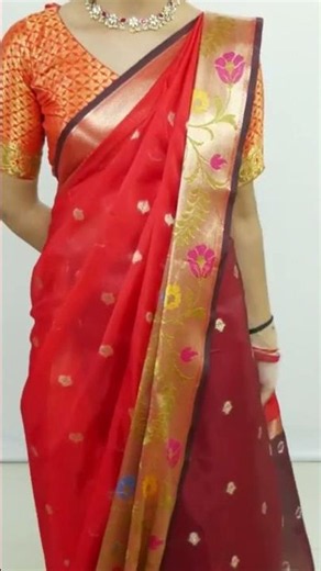 Perfect saree draping ideas. #saree #fashion #beauty