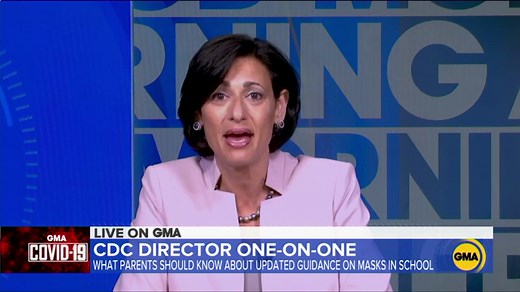 CDC director addresses changing mask guidance
