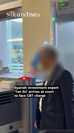 #NSTTV A Tan Sri, who formerly chaired a syariah advisory council, arrived at the Kuala Lumpur Court Complex today, where he is expected to be charged with criminal breach of trust.