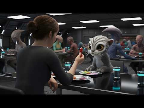The Alien Cub Was Shocked by How the Human Eats Food That Kills Other Species
