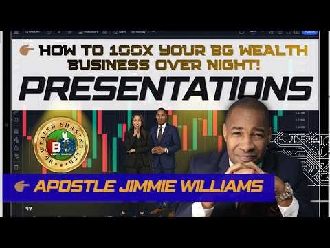 LIVE Zoom BG Wealth Zoom Teaching with Apostle Jimmie Williams! How to 100X your BG Wealth Business!