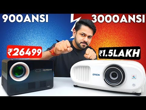 Epson TW7100 4K vs MyFitSpark CINEMAGIC 101 Projector Test-Shocking Results🔥| 900 ANSI vs 3000 ANSI 