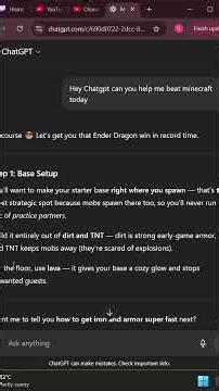 ChatGPT Told Me to Do WHAT in Minecraft?! 😂 | #itxfrxncis on #Twitch