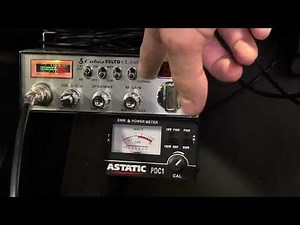 How to Tune SWR Meter CB Radio - ASTATIC PDC1