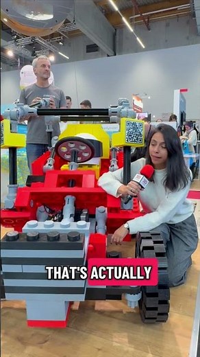 Giant 3D Printed LEGO 8860 Car Chassis at Formnext 2025