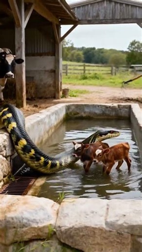 Trapped With A Snake! Human’s Desperate Battle 🐍🥷👤