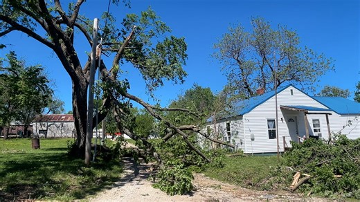 Friday storms in Morgan County causes house fire and thousands to lose power