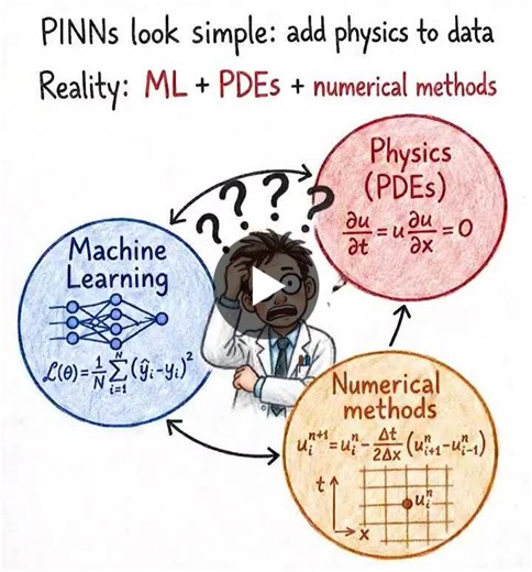 Combine data with real physics… what’s not to like? And yes, Physics-Informed Neural Networks (PINNs) sound like the perfect solution. But here’s the honest part: they’re very hard to use well. It… | Eyal Betzalel
