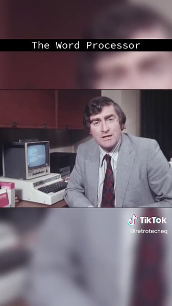 The first stand-alone modern type Word Processing Systems were CRT-based machines specialized and dedicated for Office use only #wordprocessor #1976 #computer #textprocessor #wordprocessing #microprocessor #crt #retrotech #techgeek