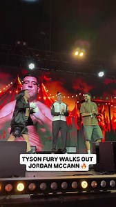 Tyson Fury and Ty Mitchell walk out Jordan Mccann 🔥 #misfitsboxing | tommy fury vs eddie hall