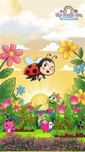 The Ladybug Who Learned to Slow Down - Part 1 🐞 | Mindfulness Animated Story | The Doodle Den #kids