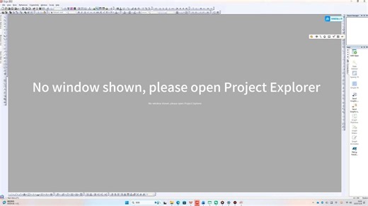 origin2022出现no window shown, please open project explorer的解决方法