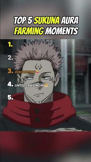Top 5 SUKUNA AURA FARMING Moments😤| Jujutsu Kaisen