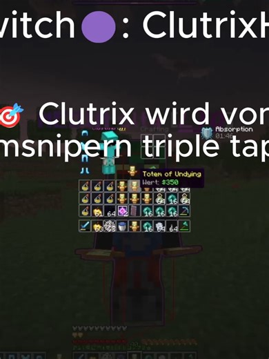 🎯 Clutrix wird von Streamsnipern triple getappt! 💀 #foryoupage❤️❤️ #foruyou #fürdich #hugosmp #letshugo #minecraft #clips @letshugotv @letshugosmp