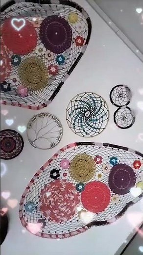 Tutoriales atrapasueños crochet y macramé en mi canal #crochet #ganchillo #macrame #atrapasueños