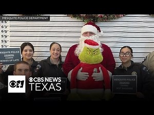 Mesquite police present mugshots with Santa