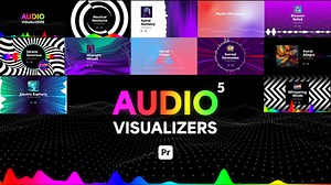 Audio Visualizers Pack 5 for Premiere Pro