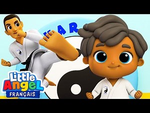 Karaté avec Bébé Louis | Little Angel | Comptines du Monde Vidéos Éducatives | Célébrer la Diversité