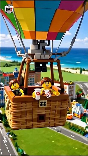 LEGO Air Balloon Ride #lego #legocity