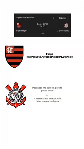 Mario Muniz Jr. on Instagram: "#corinthians #supercopadobrasil #flamengo"