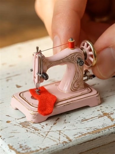 #sewing #sewinghacks #sewingskills #sewingmachine sewing a sock with my miniature pink sewing machine interesting fact about sewing machines The very first patent for a sewing machine was granted in 1790 to Englishman Thomas Saint. It was designed for leather and canvas (think boots), but no one ever built a working version at the time. A replica made in 1874 actually worked perfectly!