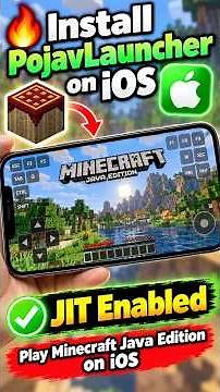 How to Install PojavLauncher on iOS ✅ Minecraft Java Edition on iOS + Enable JIT (iPhone & iPad)