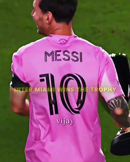 Messi wins The 46th Trophy 🥶☠️
