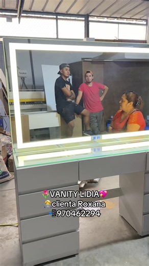 Vanity Lidia 150cm con luces 3 tiempos y Bluetooth