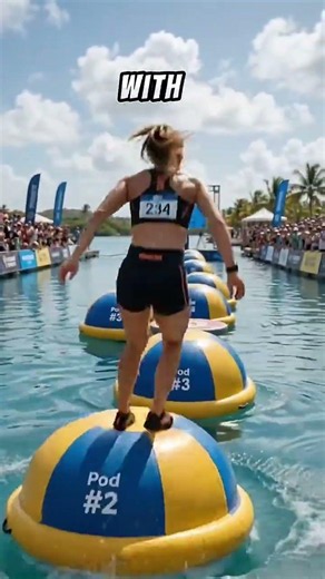 Ultimate Giant Dome Pod Water Challenge! #adventure #fitness #extreme #viralvideo
