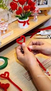 Fuzzy ❤️ & 🍃 Tutorial. We’re on tiktok too! #fuzzywire #shorts #tutorial #giftideas #valentinesday