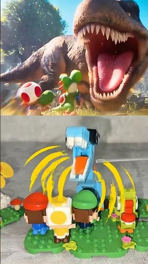 The Day the Dinosaur Returned 🦖😱 | LEGO Super Mario Galaxy Trailer