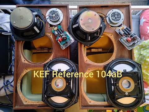 KEF Reference Model 104aB demo + Inside photos and measurement with microphone