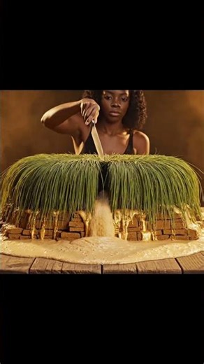 Mini Earth Splits in One Perfect Slice 🌍🔥 | ASMR