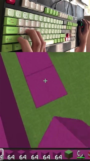 can I moonwalk 20blocks？ #minecraft #bedwars #moonwalk