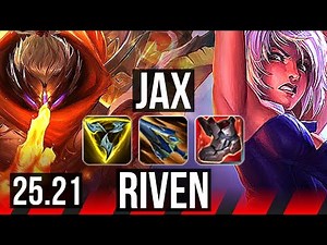 JAX vs RIVEN (TOP) | NA Grandmaster | 25.21