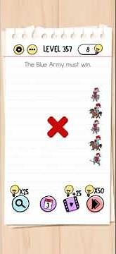 Brain Test Level 357 Answer and Solution Gameplay Walkthrough