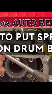 How to Put Springs Back On Drum Brakes