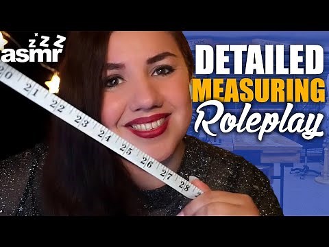 ASMR FULL Detailed Tailor Fitting and Measuring Roleplay