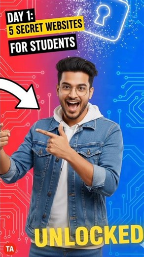 5 Secret Websites for Students! ⚡ Day 1 #TechAbhidesh #students #shorts