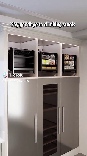Smart Pull-Down Storage Solutions for Kitchen Cabinets