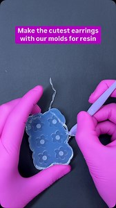 Perfect silicone mold to make summer earrings! We are unmolding it from the main mold and the we trim the extra silicone to make it more perfect🥰 Our molds can be used with uv resin, epoxy resin, clay, liquid metal and more! #craft #resin #resina #DIY #diytiktok #jewelrymaking #siliconemold #maker #handmade #earrings #asmr #polymerclay | Crafty787 Shop