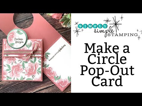 How to Create a Circle Pop Out Card That is Delightful and Fun